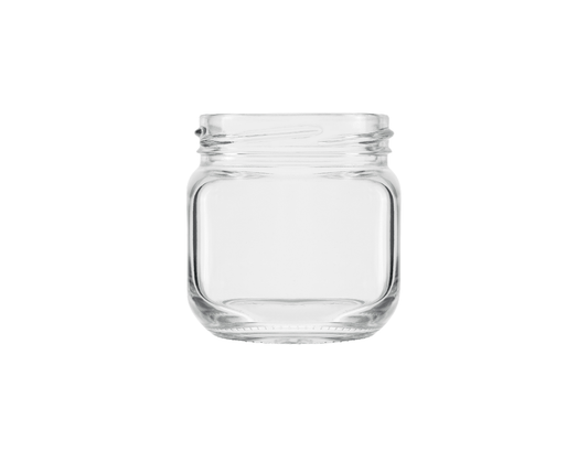 Frasco de 6 onzas semicuadrado - 180ml (36 unidades)